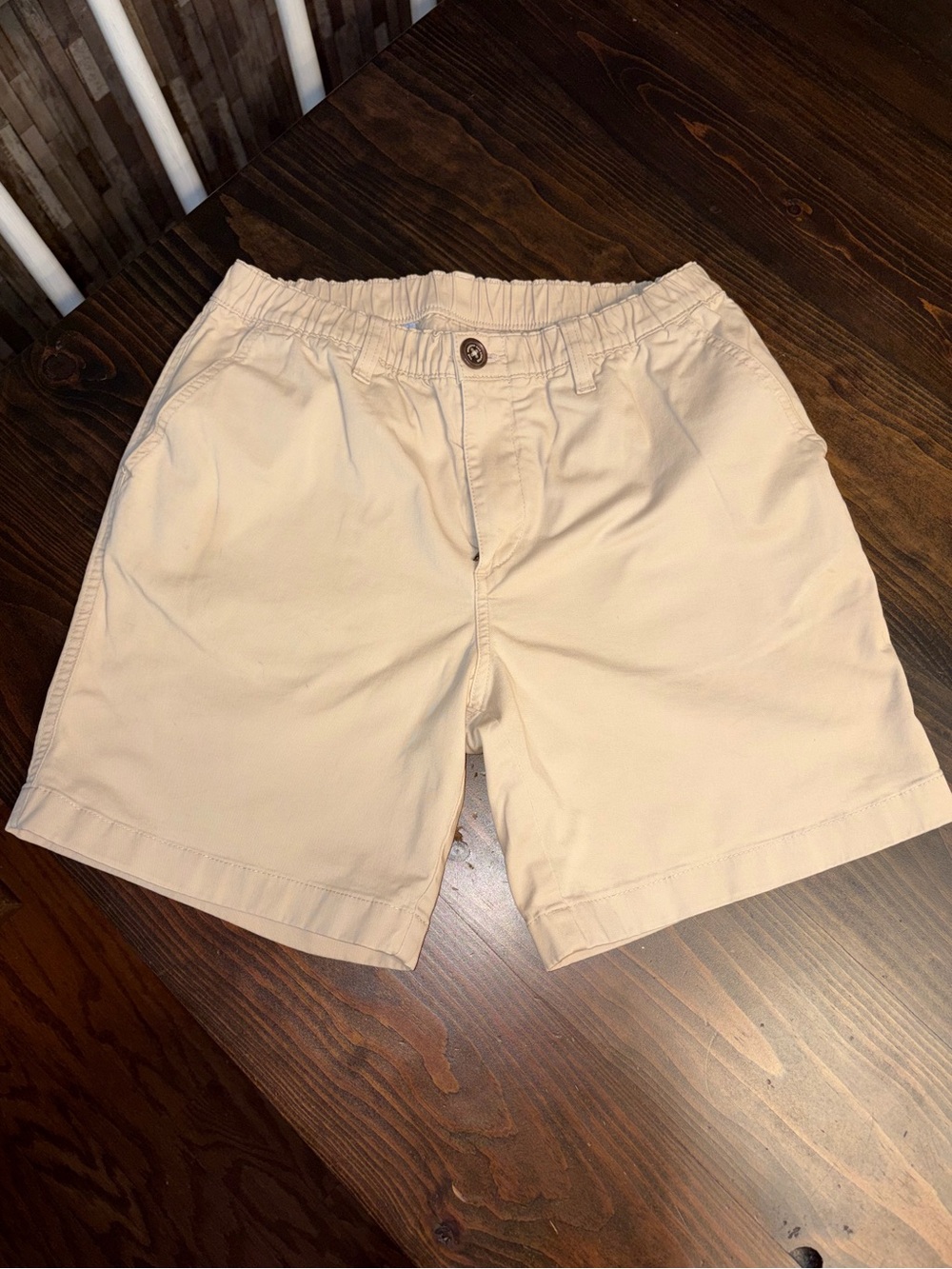 Chubbies Classic Men’s Khaki Cotton Shorts - Beige - Size Small